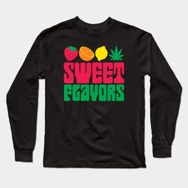 Sweet Flavors Long Sleeve T-Shirt by defytees